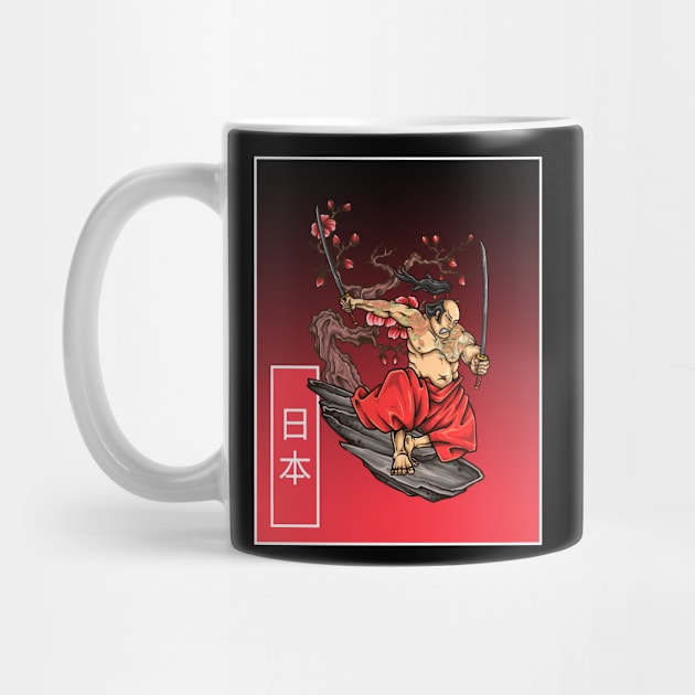 JAPANESE ART (SAMURAI) by Katebi Designs